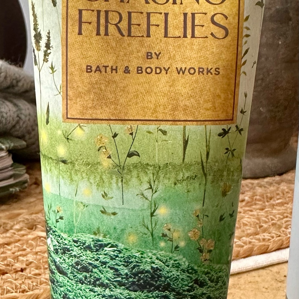 Rare Bath & Body Works CHASING FIREFLIES 4 PC Body Care Gift Bag discontinued - Picture 6 of 7